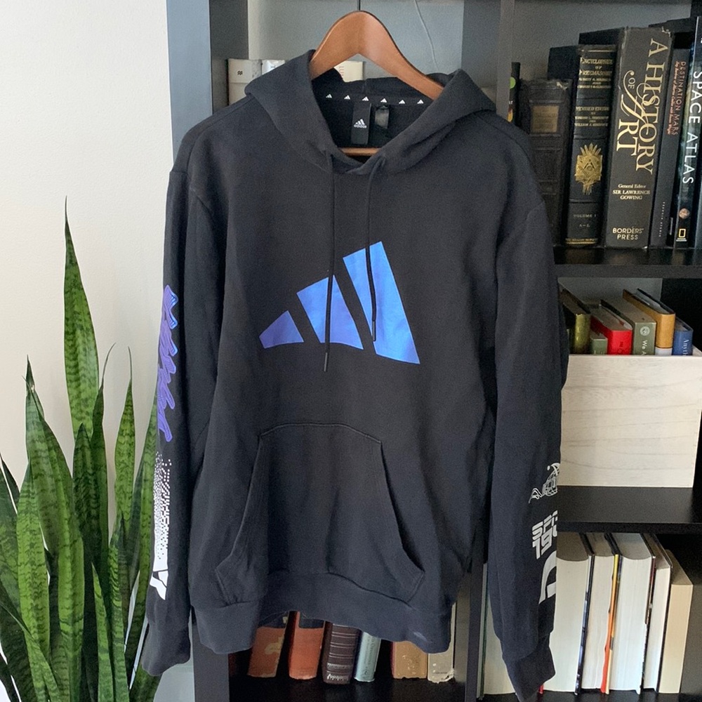 Adidas Mens Space 1949 Foil Hoodie